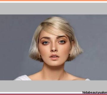 رنگ و لایت روشن موی کوتاه در سالن زیبایی هیدا بیوتی