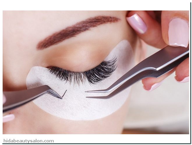 اکستنشن مژه در سالن زیبایی هیدا بیوتی